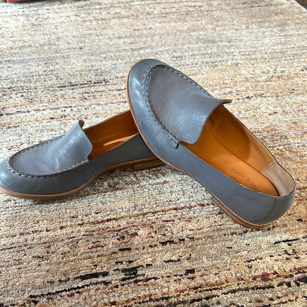 Women’s Kork-Ease Blue/Gray Leather Loafers